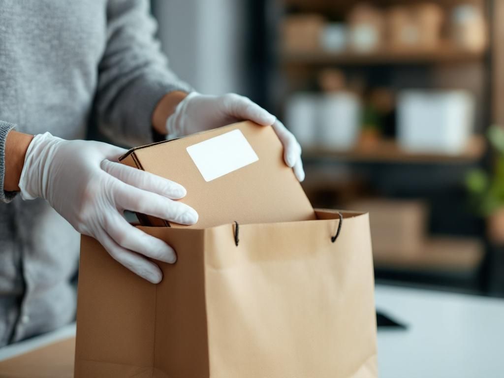 Professional packaging for discreet delivery
