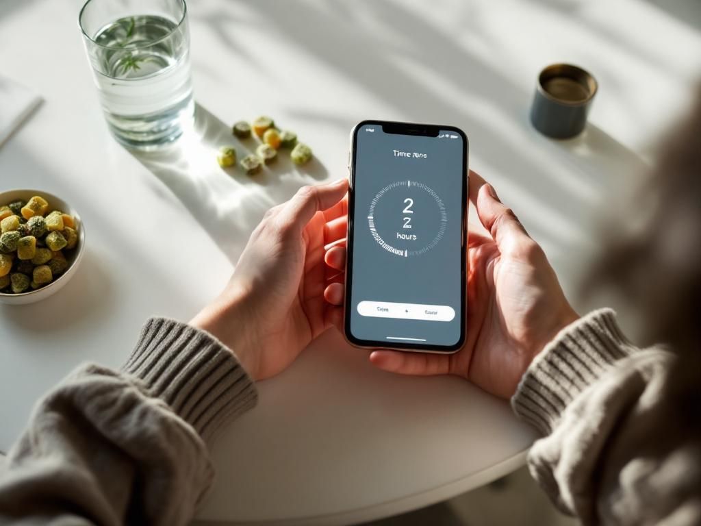 Timing cannabis edible effects with smartphone