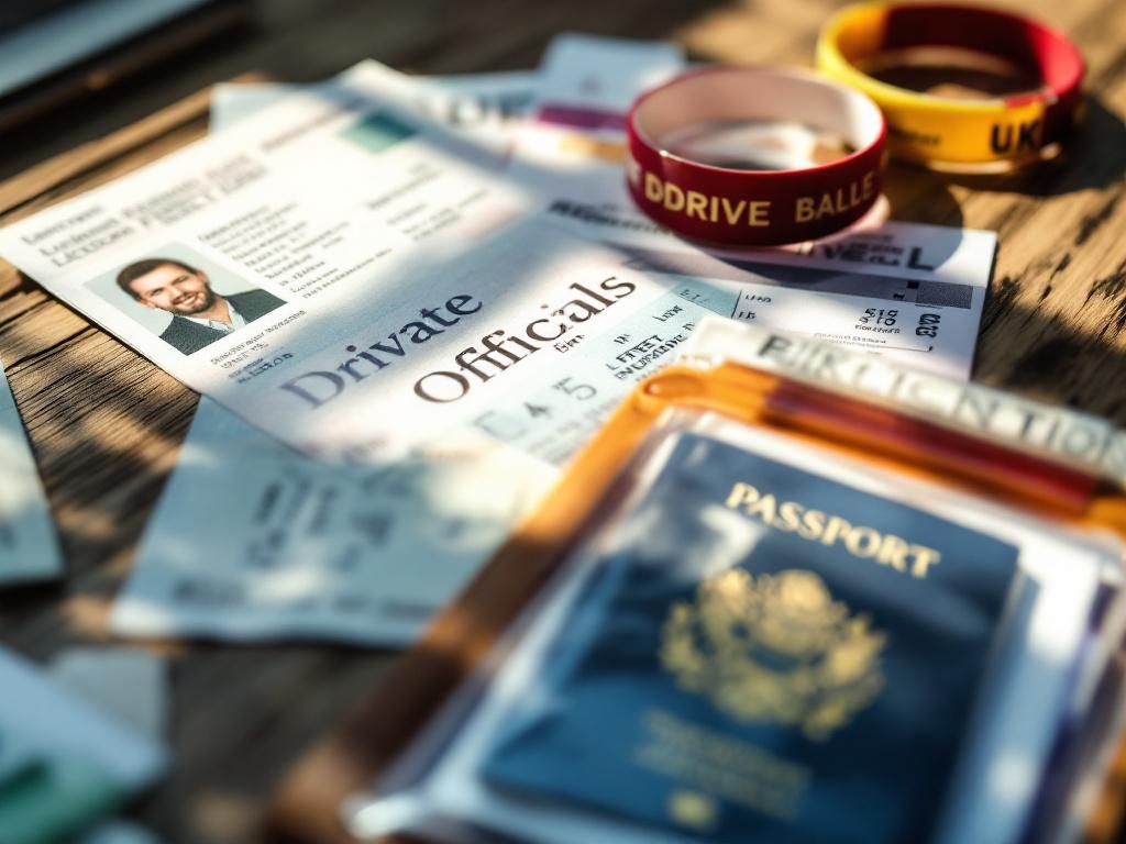 Essential festival documents and identification