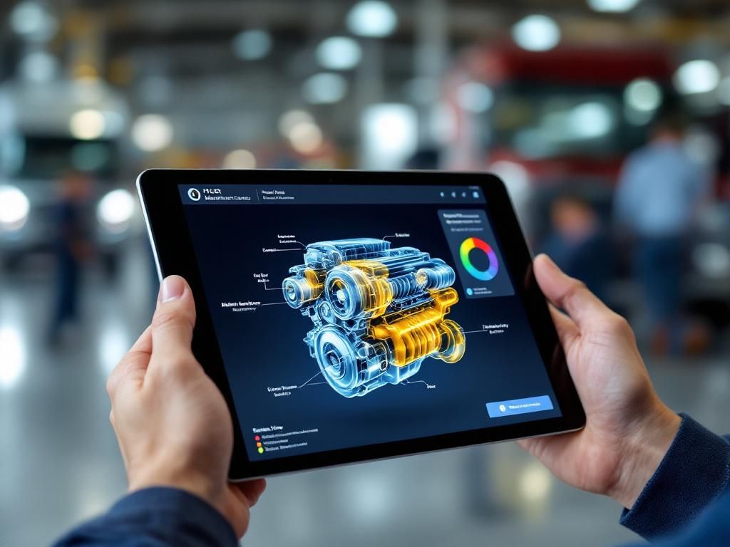 Digital technology integration in fleet maintenance