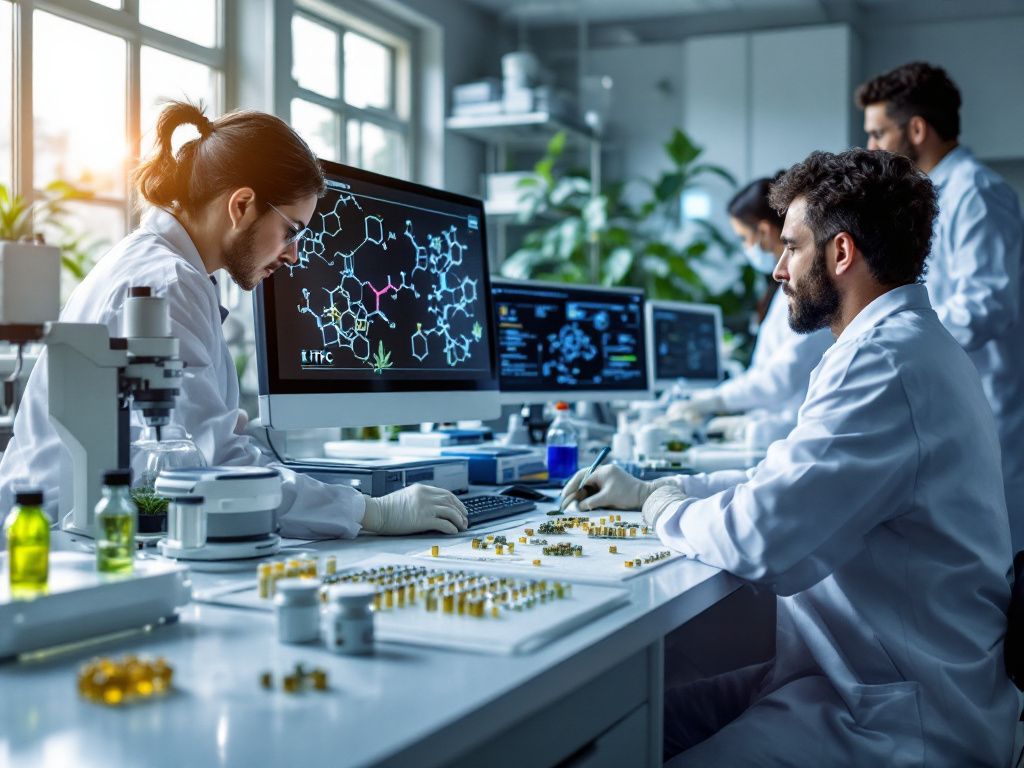 Advanced cannabis delivery system research laboratory