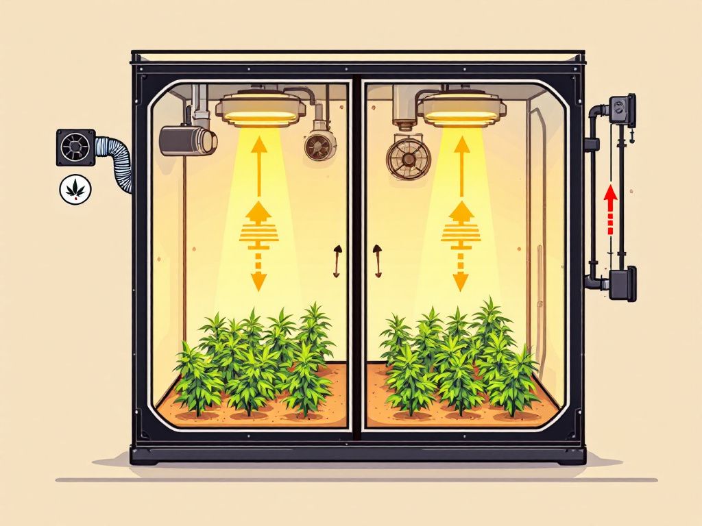 Indoor grow tent ventilation and filtration system