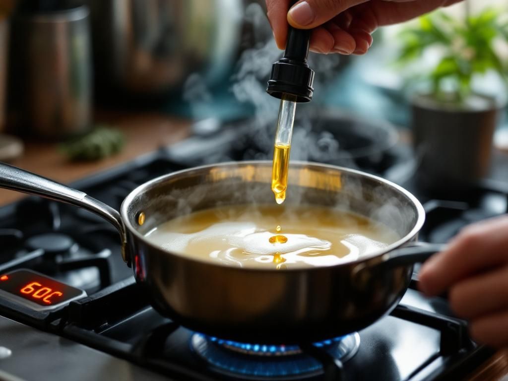 Infusing cannabis distillate into carrier oil