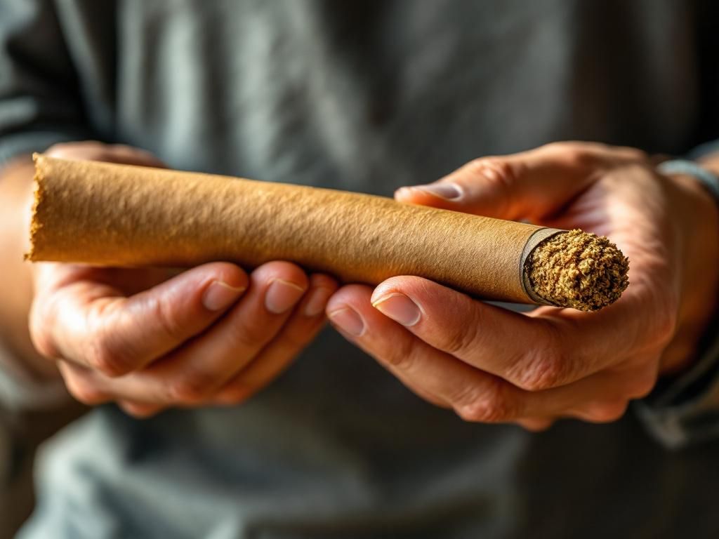 Jumbo pre-roll showing substantial size