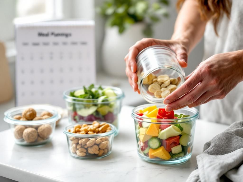 Preparing healthy snacks for cannabis sessions