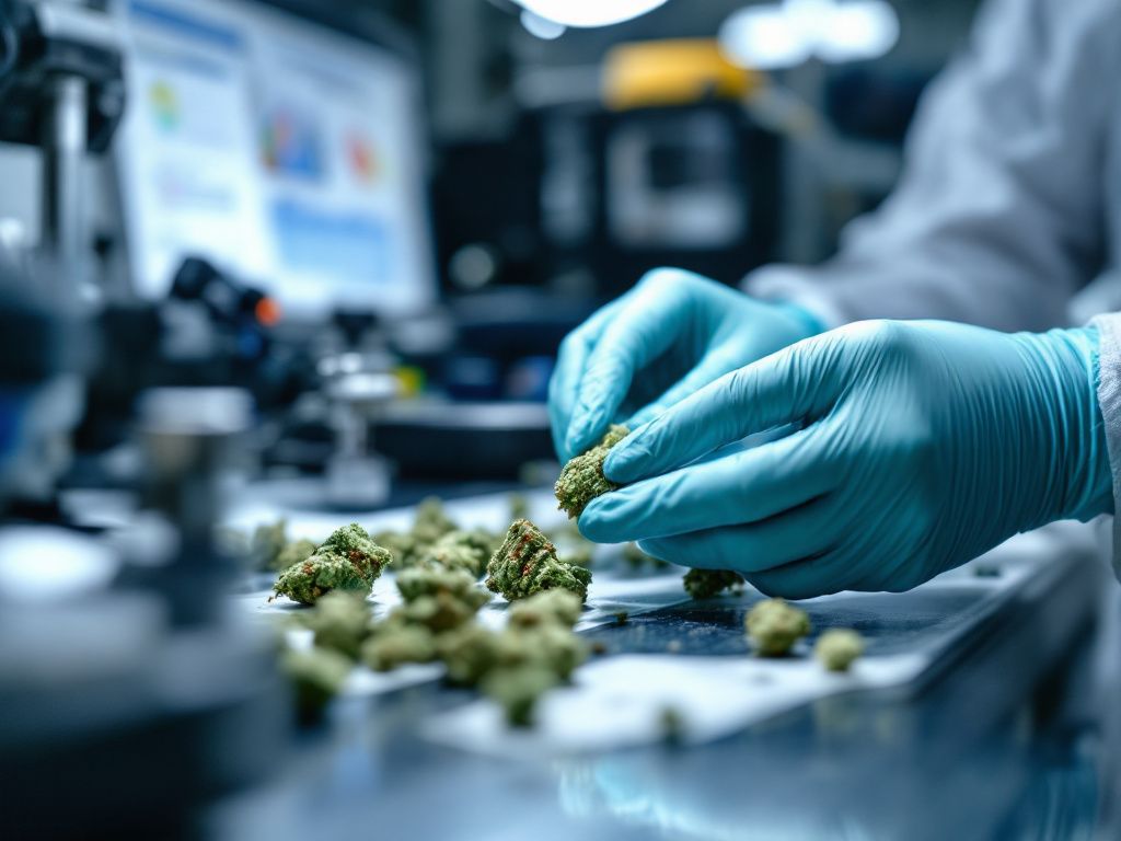 Cannabis quality control testing laboratory