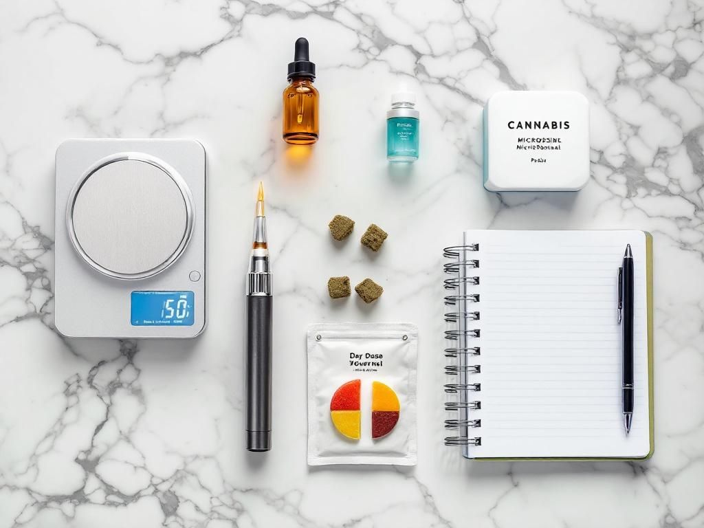 Cannabis microdosing tools and measurement devices
