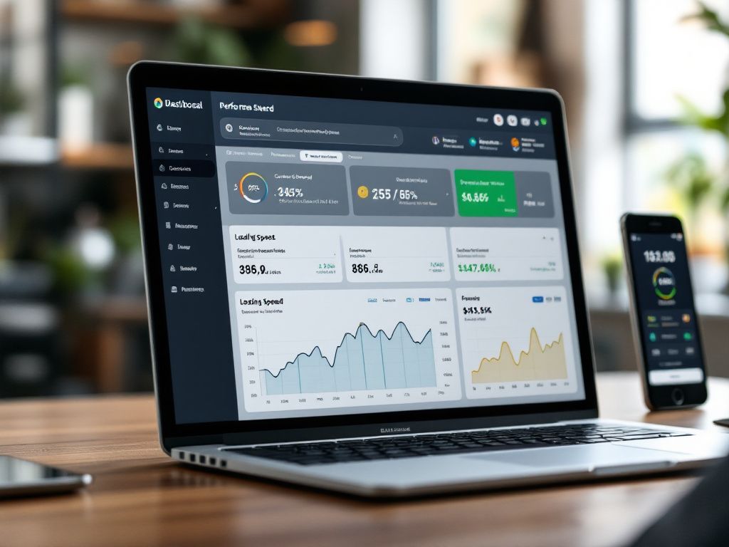 Website performance metrics and mobile optimization analytics