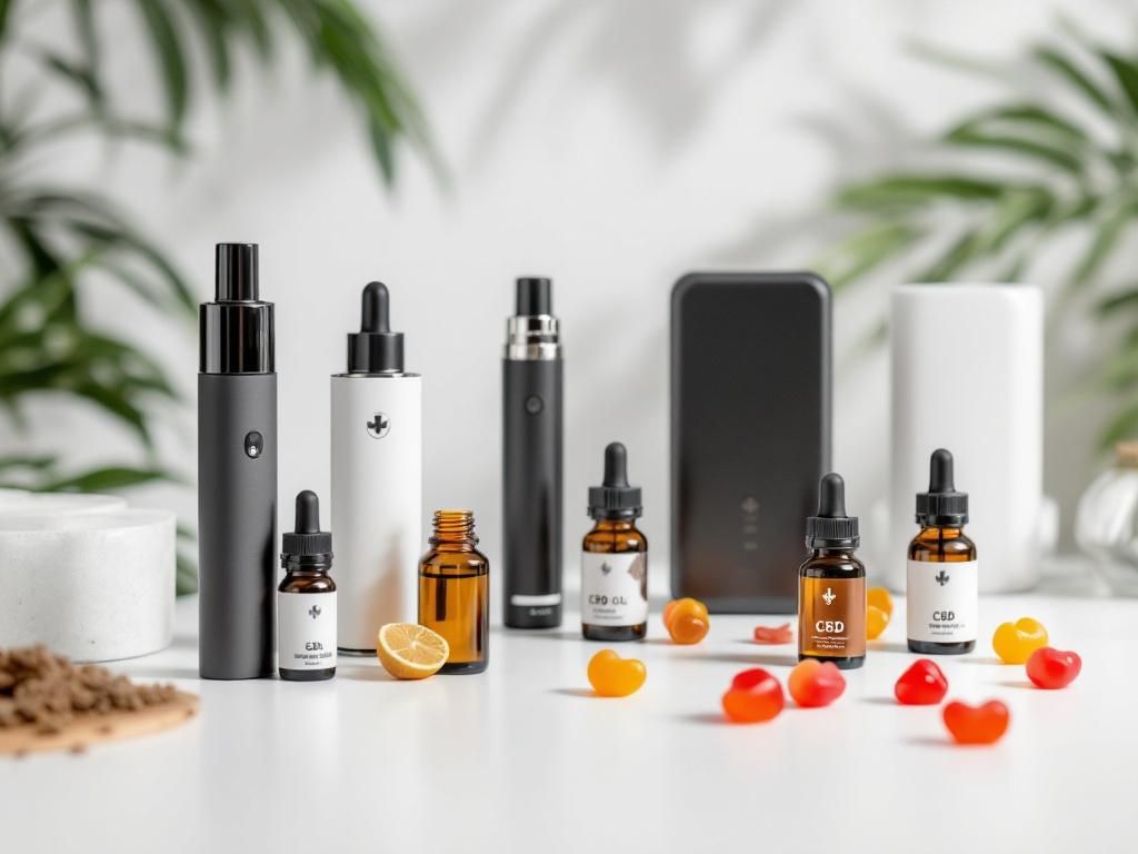 Modern vaporizers and CBD wellness products