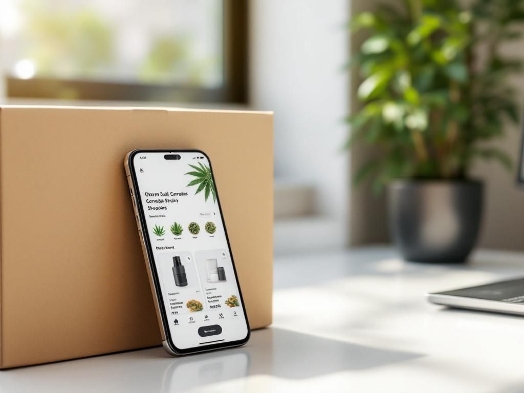 Online cannabis shopping and discreet delivery