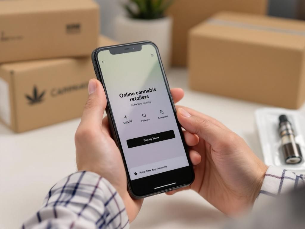 Online cannabis shopping with discreet packaging and delivery