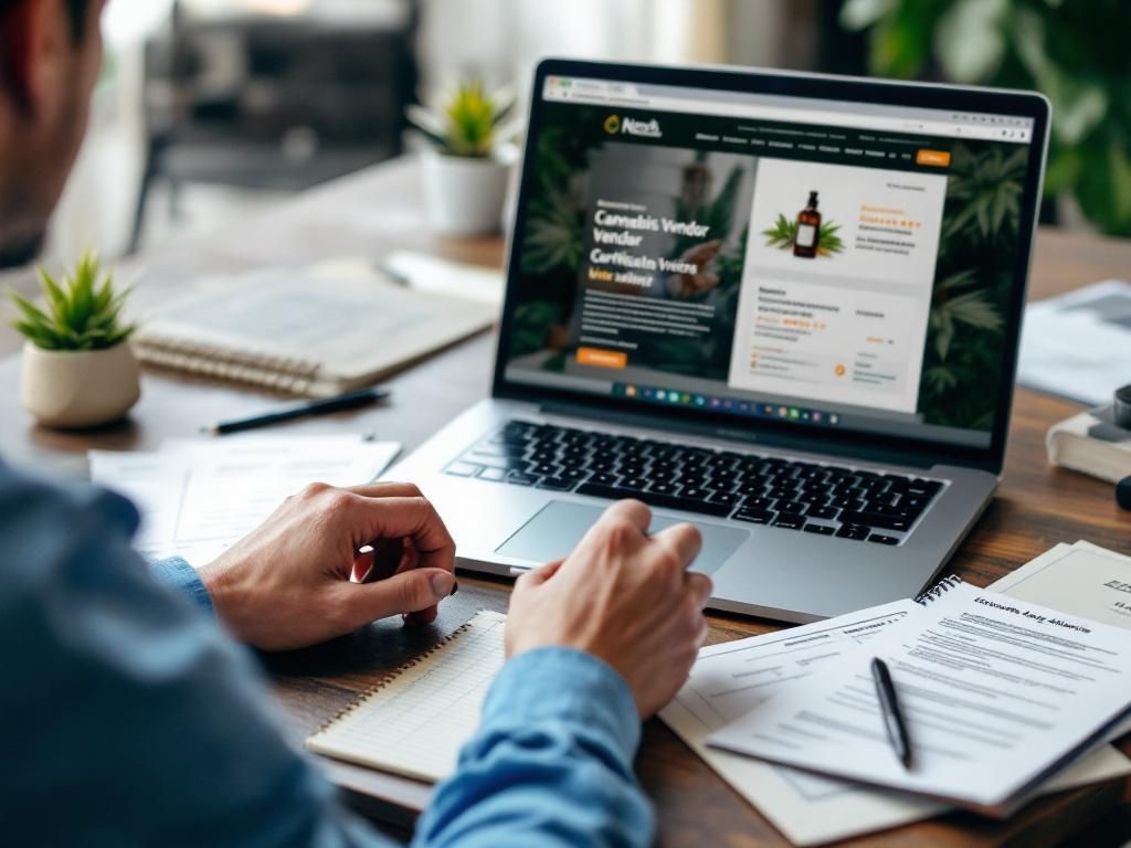Researching reputable online cannabis vendors