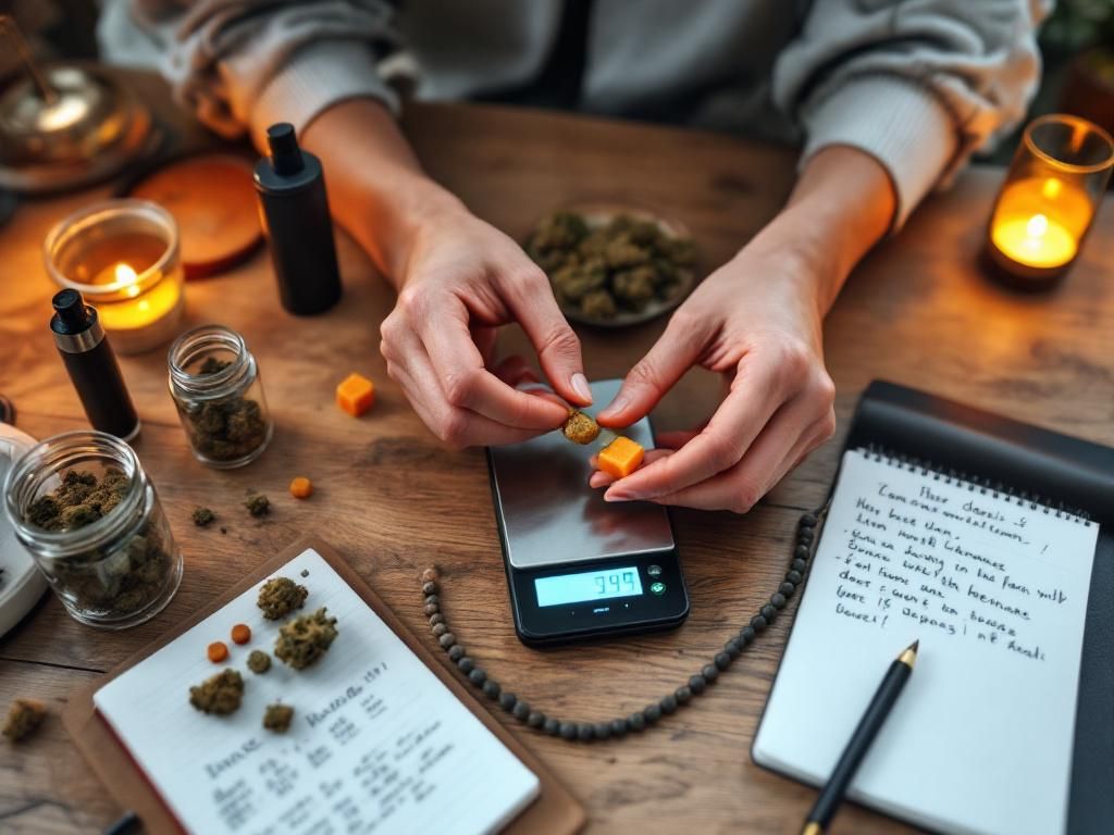 Careful cannabis dosage measurement for migraines