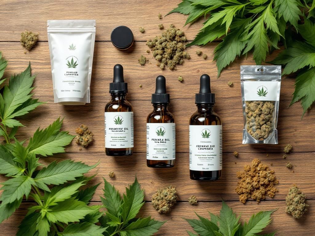 Premium cannabis products showcasing quality and variety