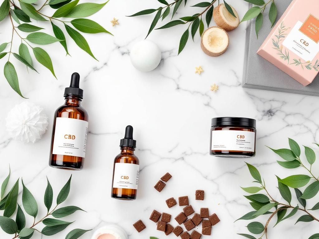 Curated selection of premium CBD wellness products