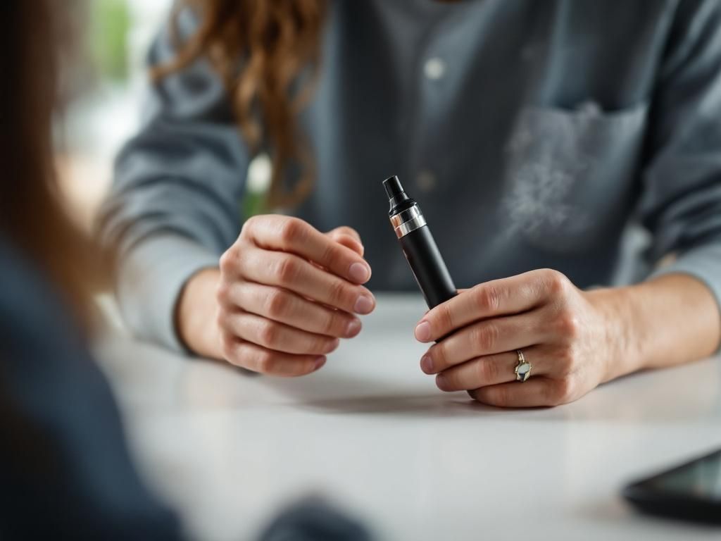 Proper cannabis vaping inhalation technique