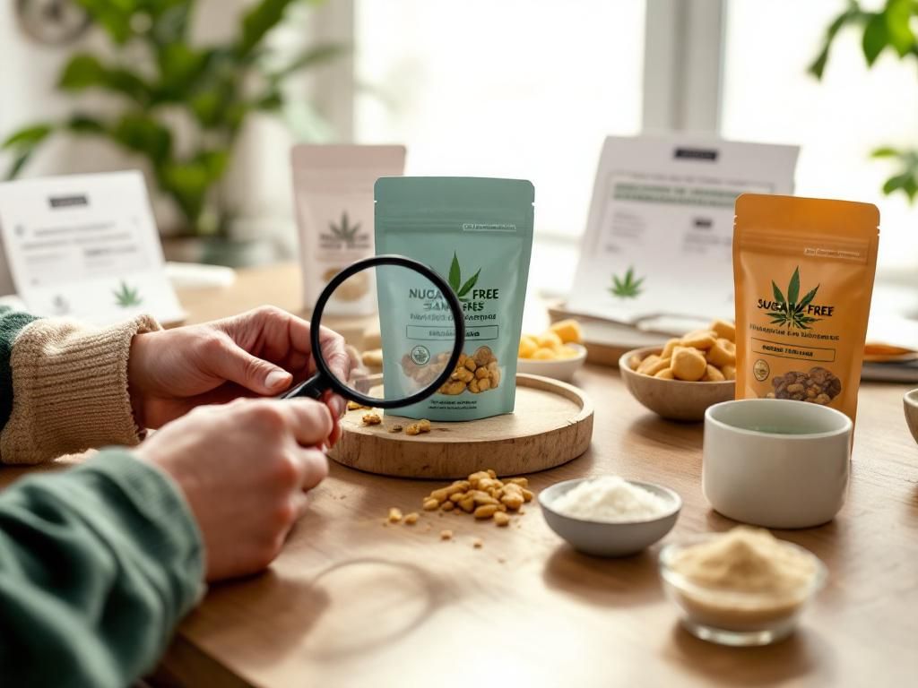 Selecting premium sugar-free cannabis products