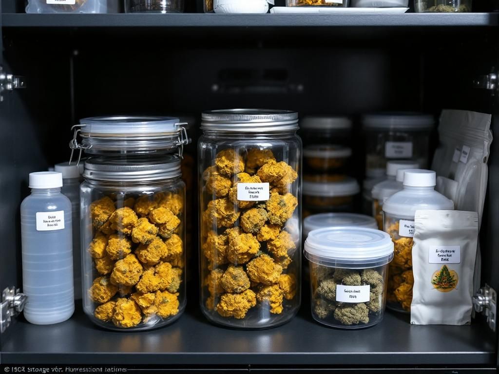Proper rosin storage and preservation setup