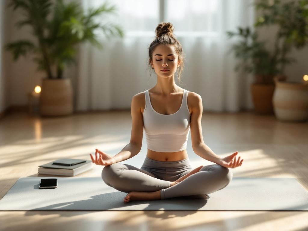 Safe and mindful cannabis yoga meditation practice
