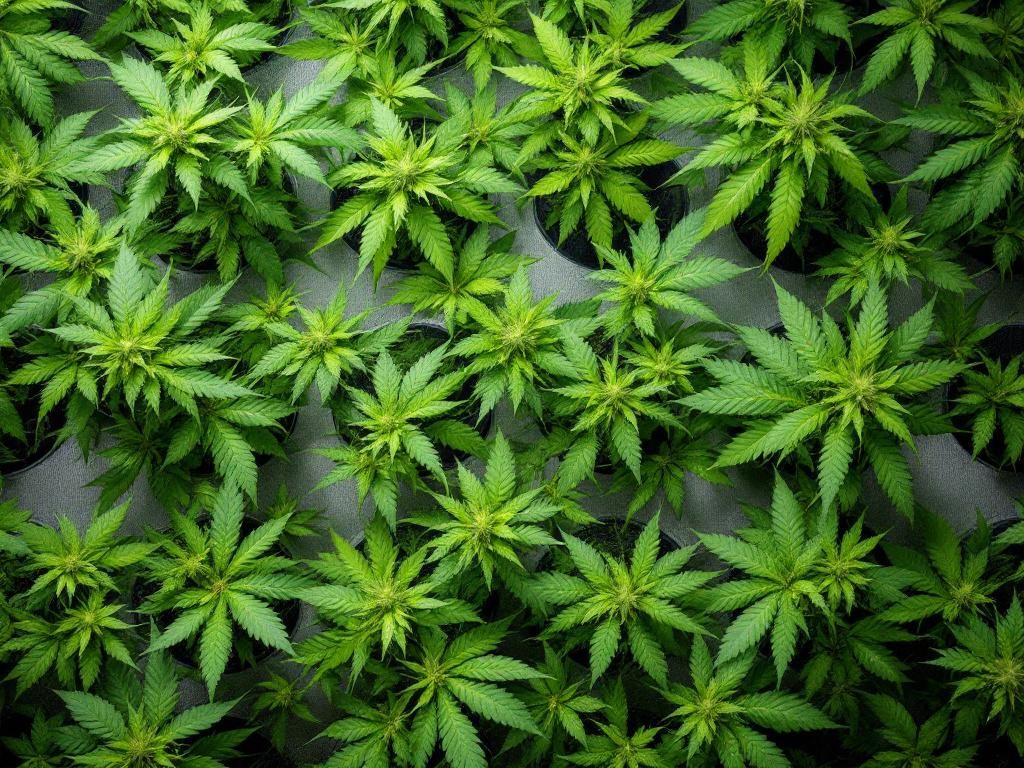 Cannabis SCROG training method demonstration