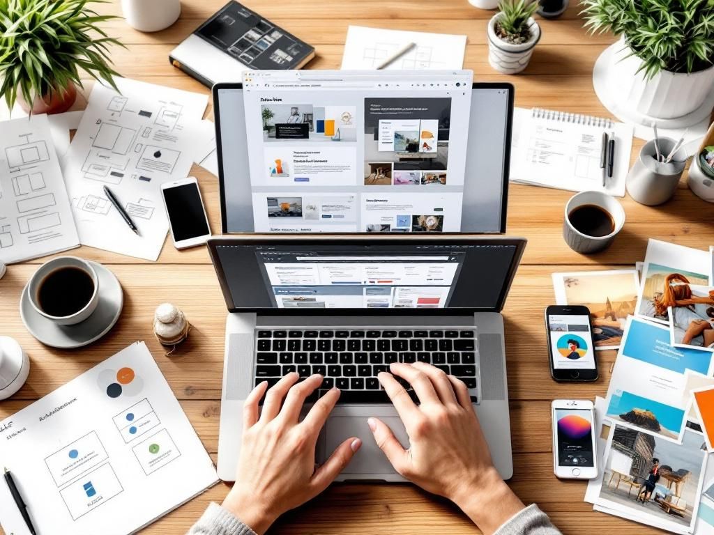 Hands-on website customization and building process