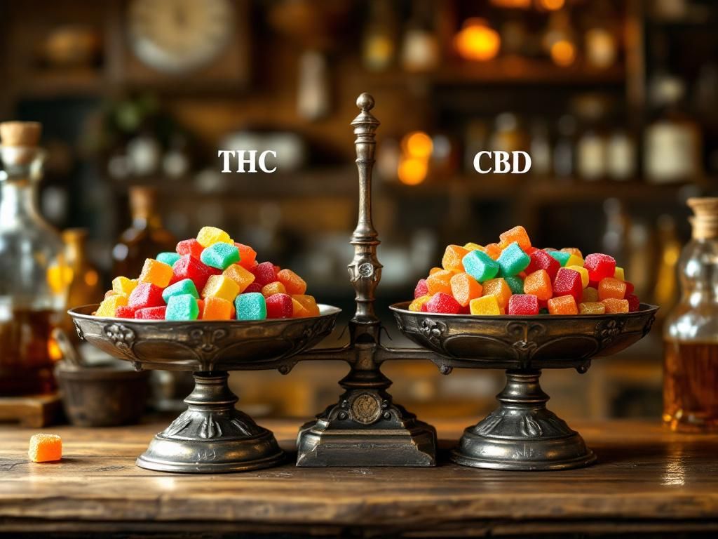 Comparing THC and CBD edible benefits