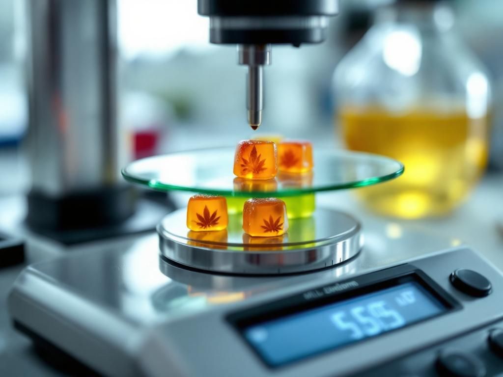 Precise THC edible dosage measurement