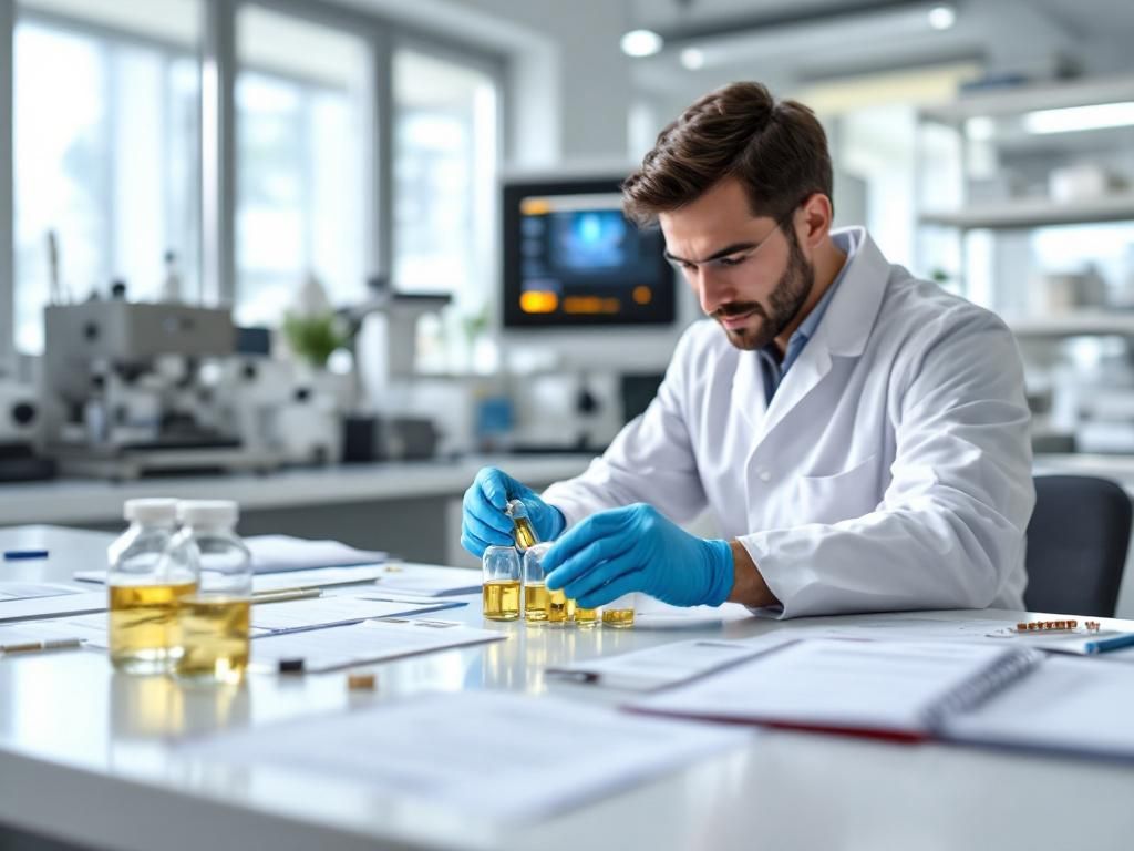 Laboratory testing THC vape products