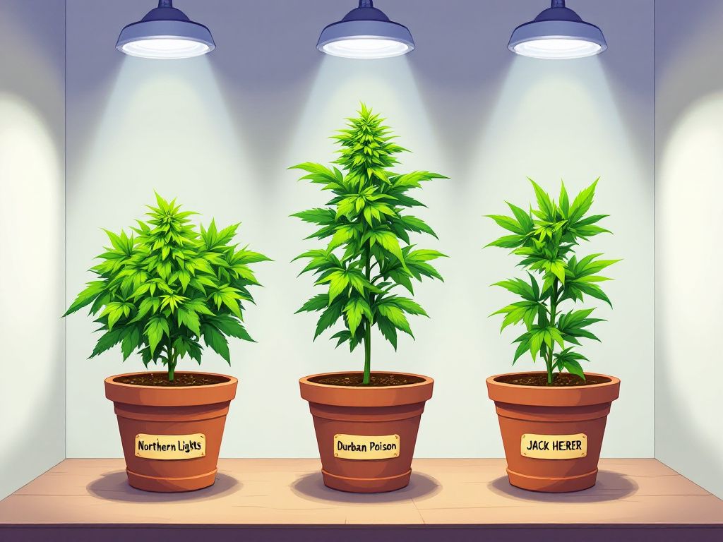 Comparison of top low-odor cannabis strains