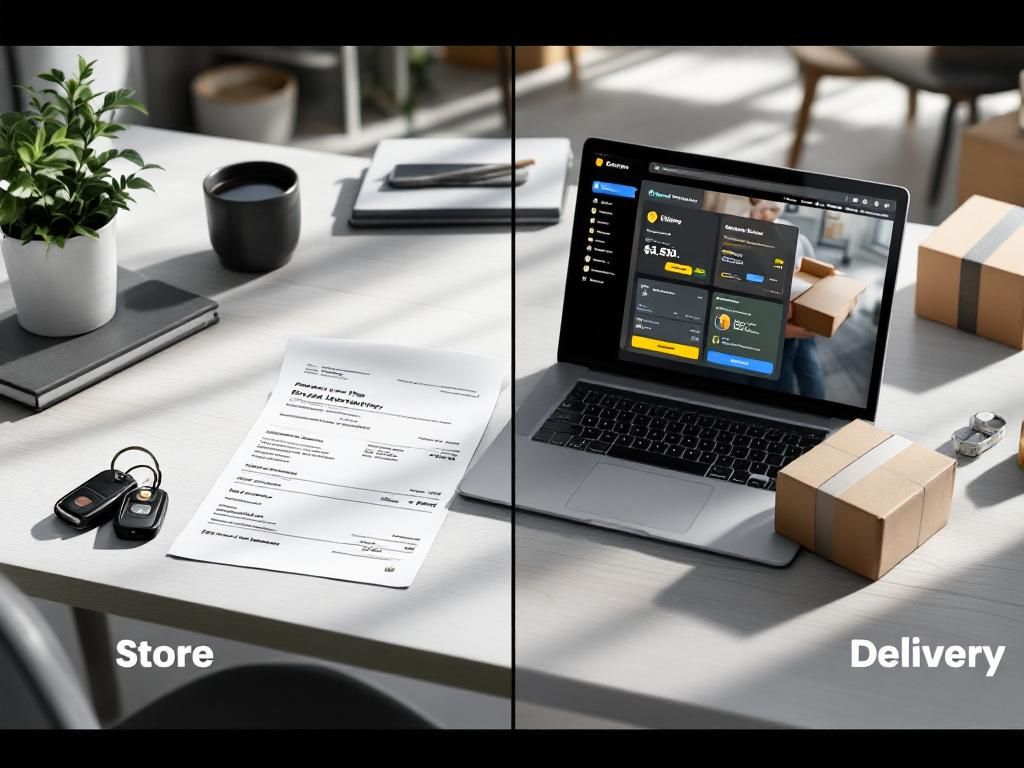 Comparison between traditional and delivery cannabis purchasing