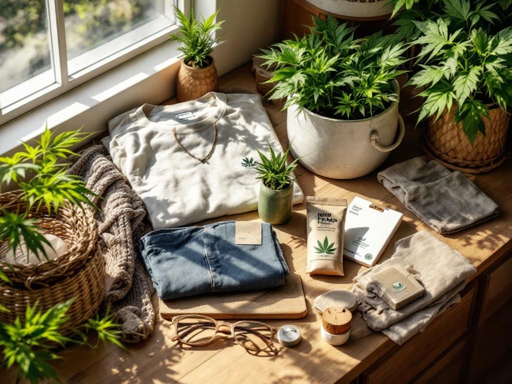 Collection of sustainable hemp clothing brands