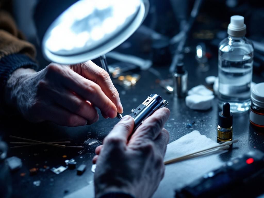 Regular vape battery inspection routine