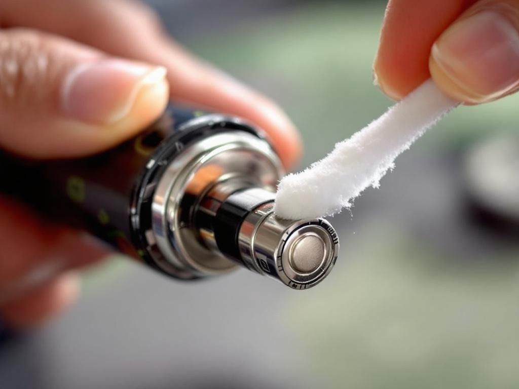 Cleaning vape pen battery connections