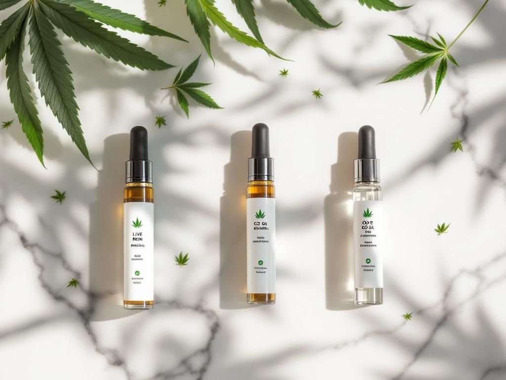 Different types of cannabis vape cartridges