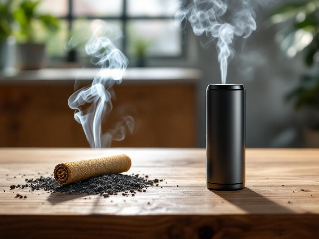 Vaping versus smoking cannabis comparison
