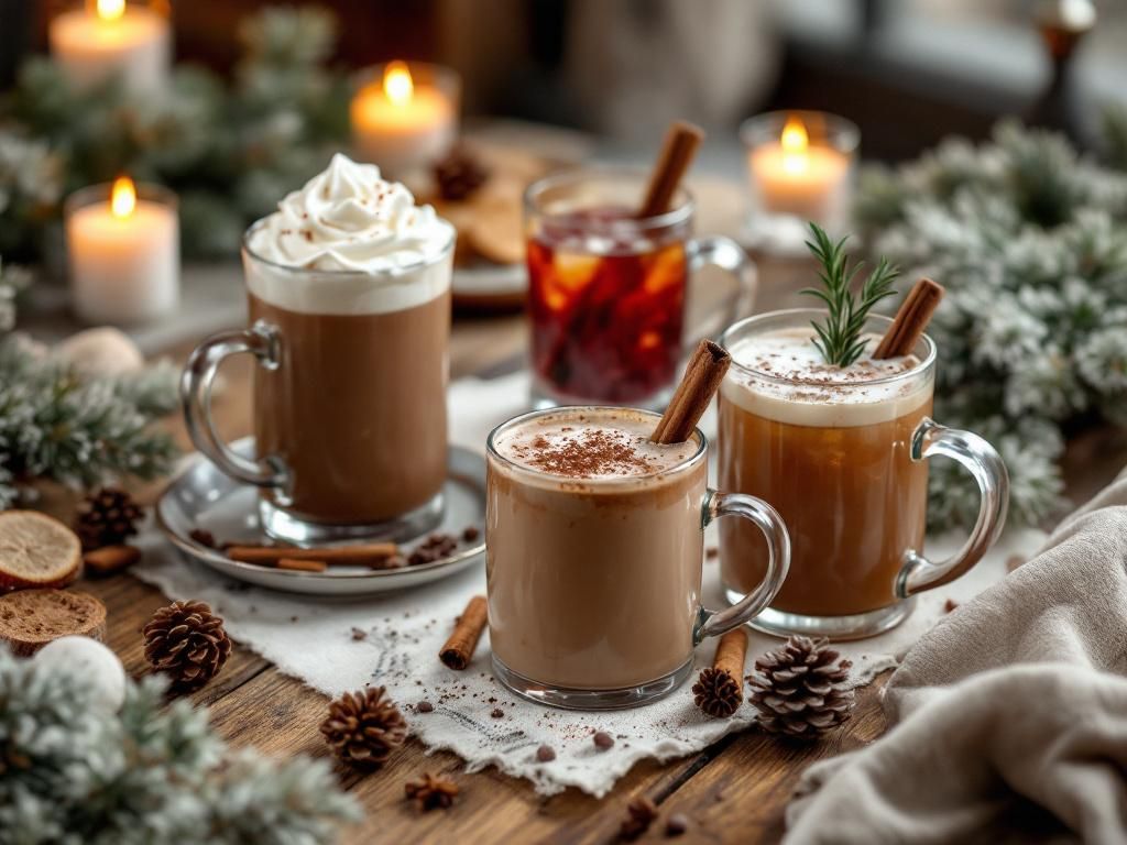 Warming winter cannabis mocktails collection