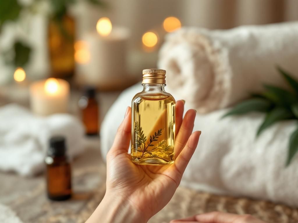 Premium massage oil for couples wellness