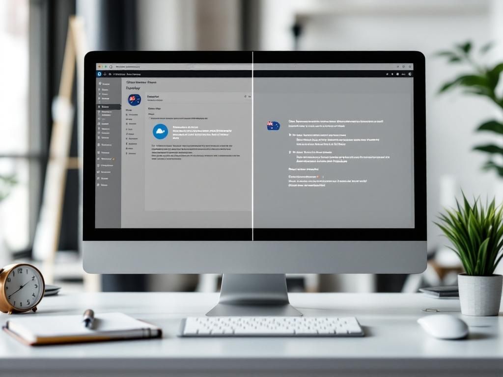 WordPress dashboard versus error screen comparison