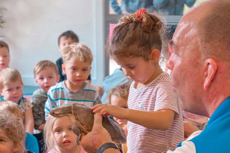 Children learn about their environment and sustainability in early childhood education and care