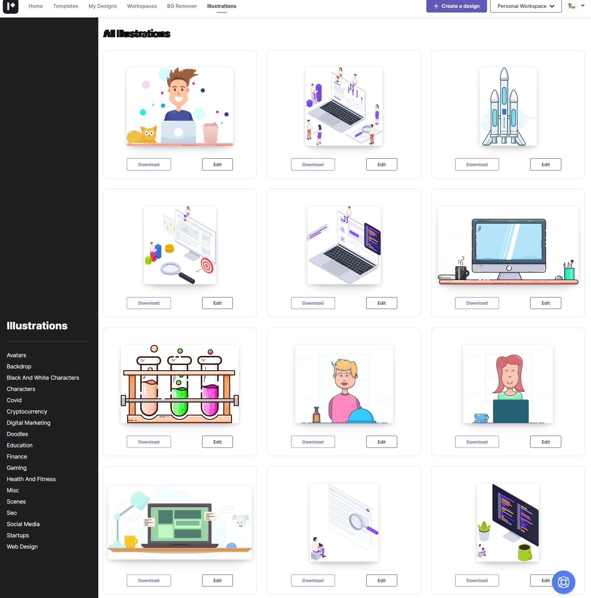 PIXELIED, Una Buena Alternativa A Canva 2 herramientas de diseño gráfico más baratas