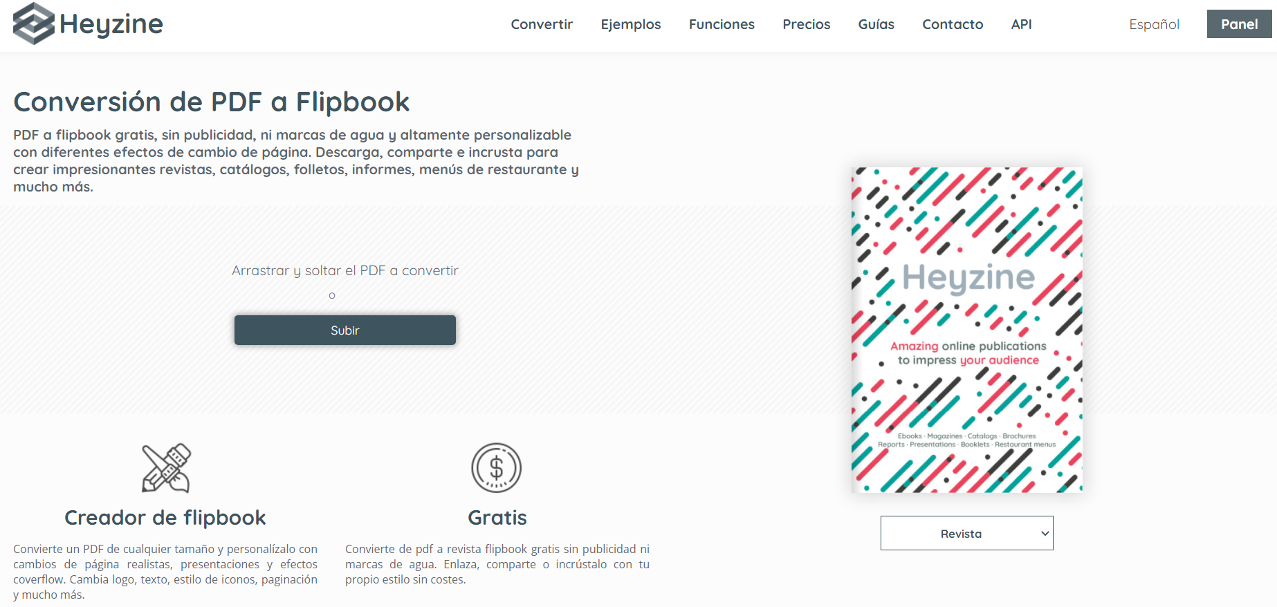 HEYZINE: Convierte Tus Aburridos PDF En Flipbooks 2 heyzine