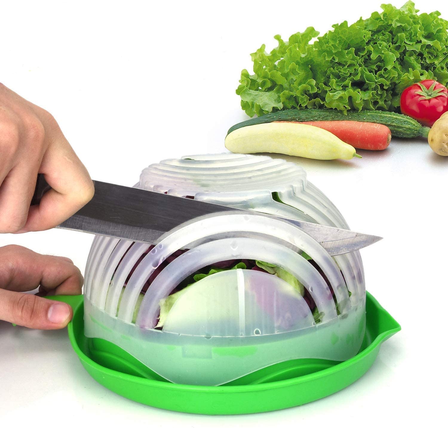 Salad Chopper Bowl and Strainer