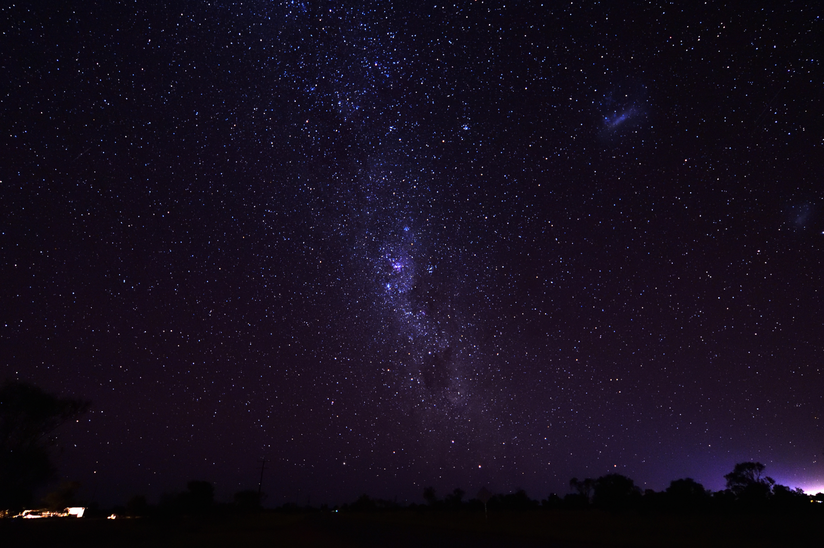 Travelling to see the Stars in the dark night sky of Kata Tjuta / Mount Olga National Park in Uluru, Australia.