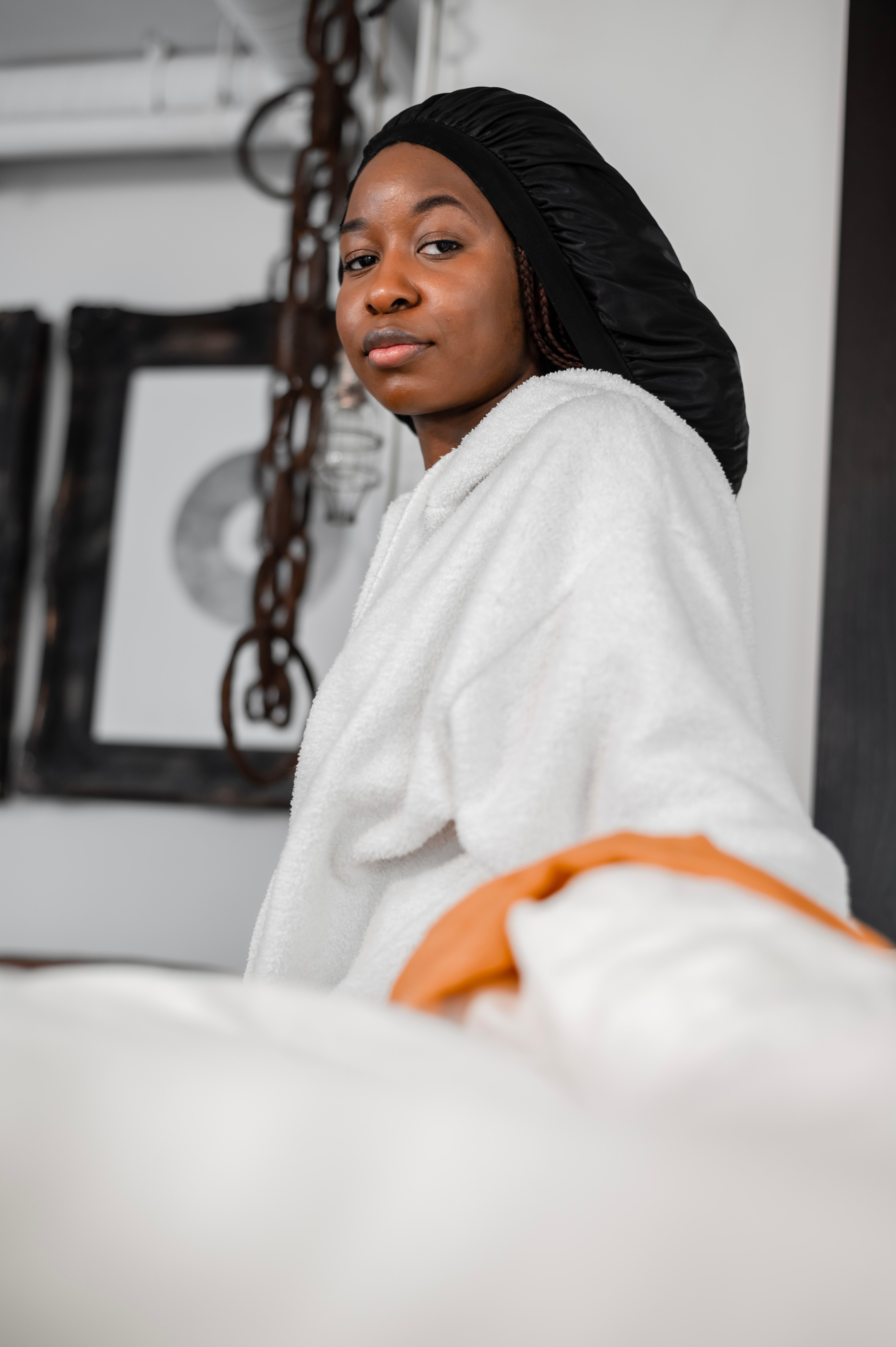 organic argan oil sleep cap cantu bonnet