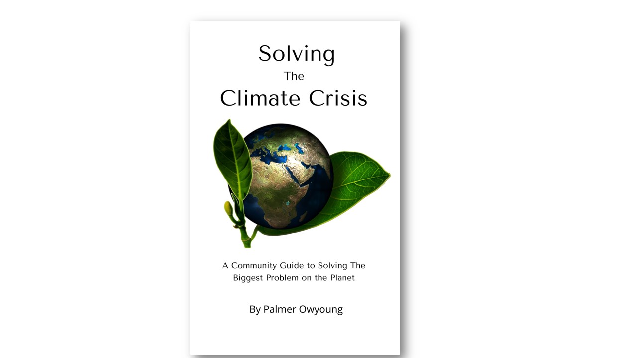 book cover for solving the climate crisis