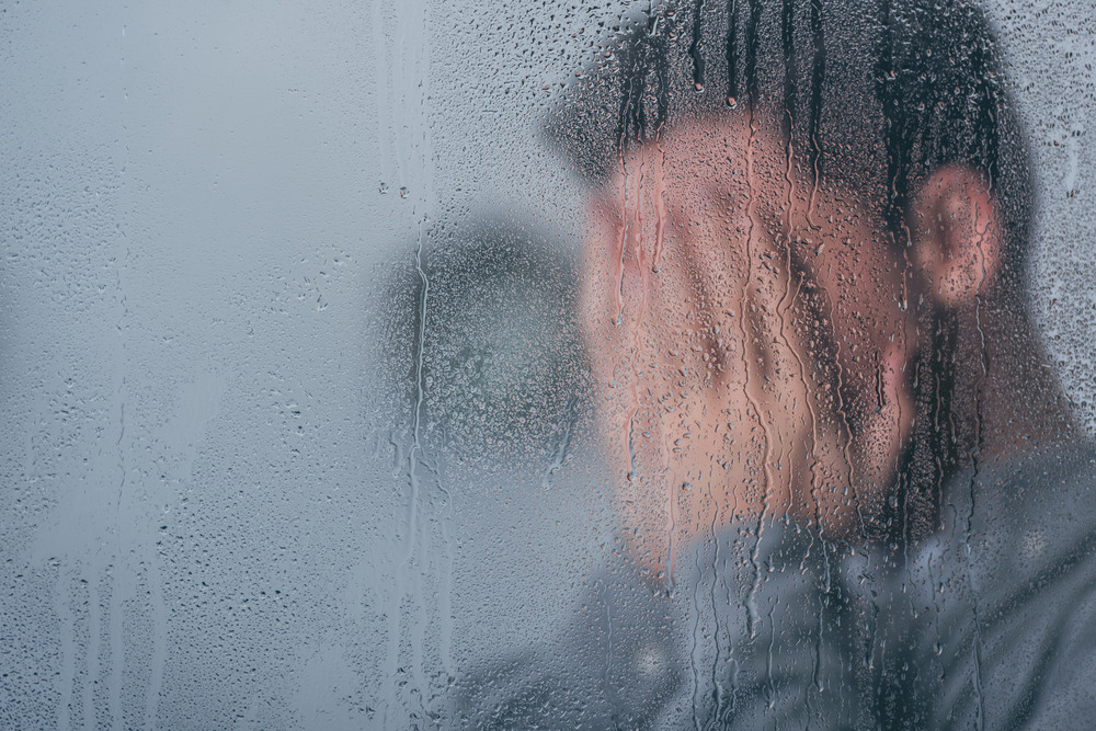 man struggling with mental health and overdose on xanax