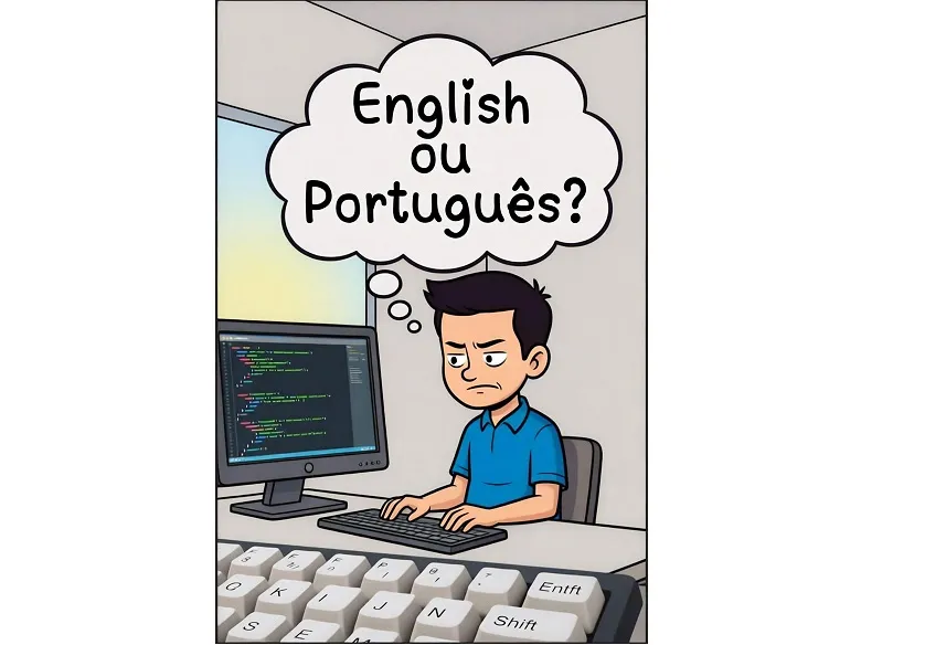 Vai de Inglês ou Português - Prompts para iA