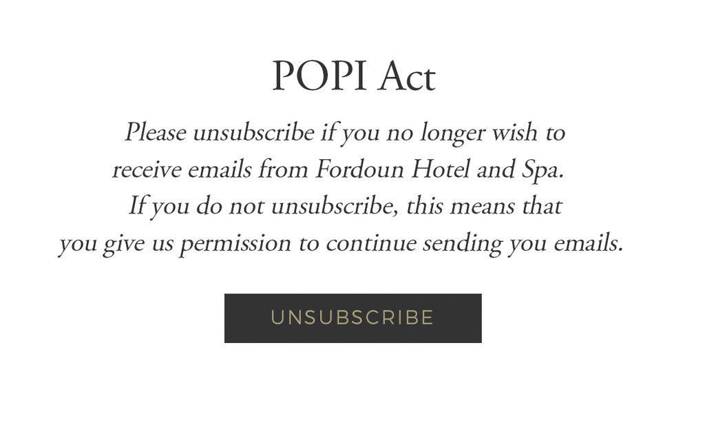 POPI Act Unscribe