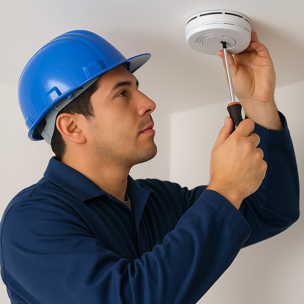Smoke alarm installation