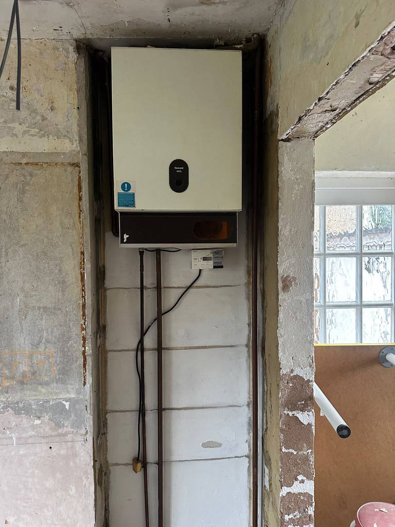 Old gas boiler